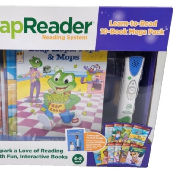 Leapfrog Leapreader Pen & 10 Books Mega set Sealed Box🆕⌚📦🏃💨🚚 - Picture 9 of 14